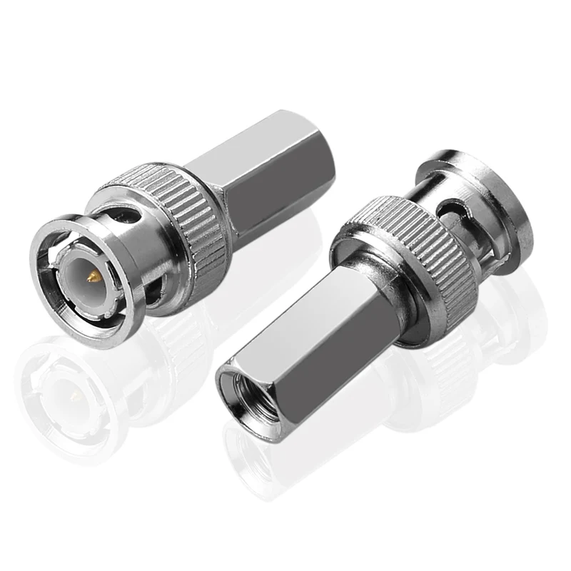 BNC Twist-On-Stecker für RG59 & RG62 – 5 Stück | euroharry