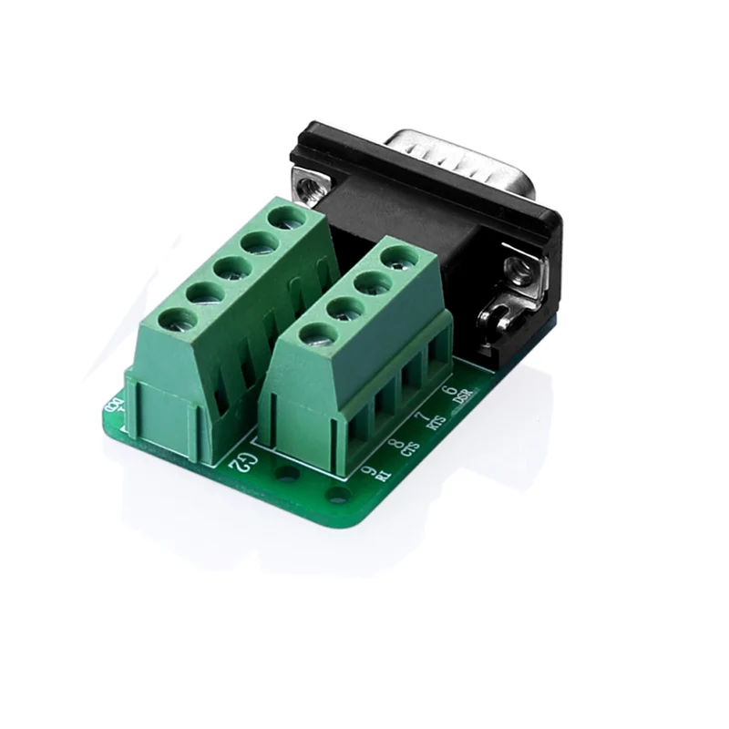 RS232 DB9 Buchse auf Schraubklemme – 9-polig Terminal Adapter | euroharry