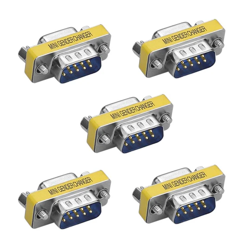 DB9 RS-232 9-Pin Gender Changer Koppler – 5 Stück | euroharry