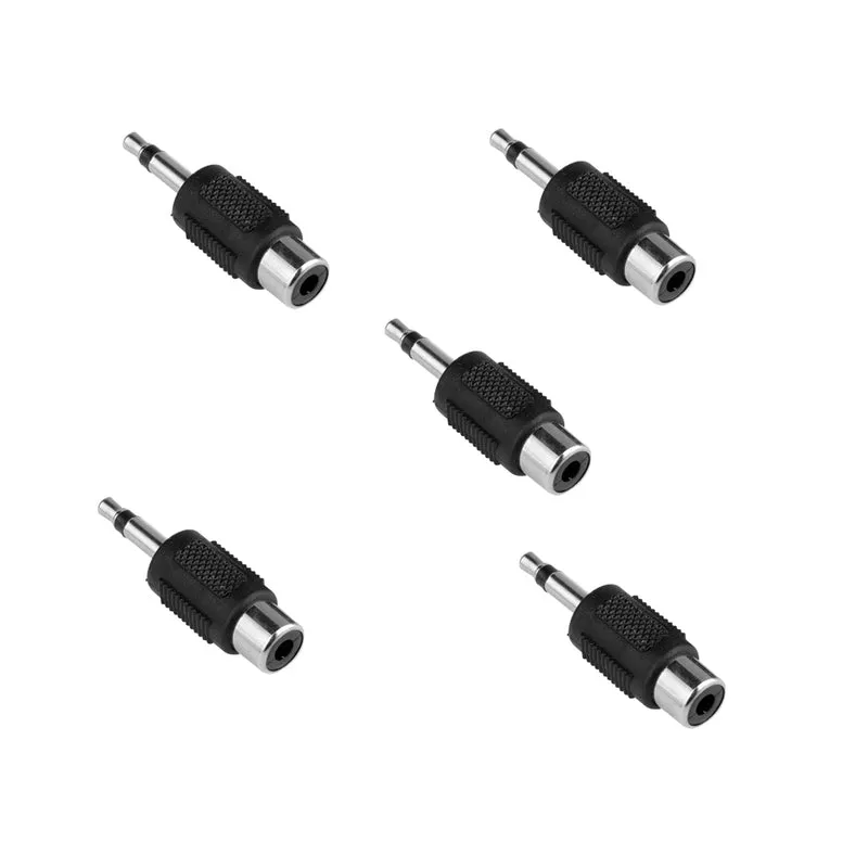 3,5 mm auf Mono-Cinch Adapterbuchse – 5 Stück | euroharry