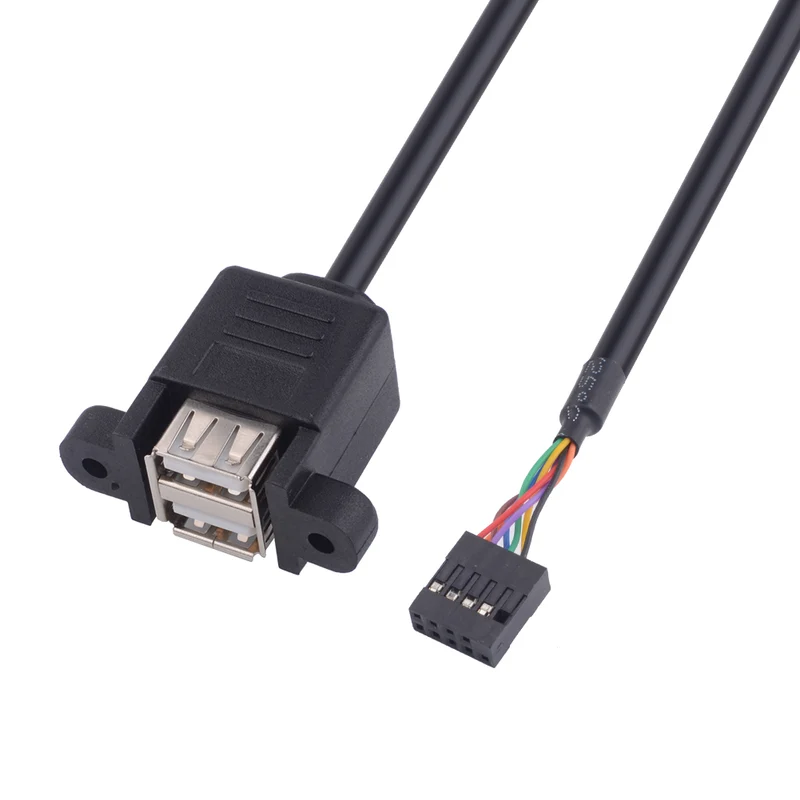 USB 9-Pin auf Dual USB 2.0 Verlängerung – 2er-Set | euroharry