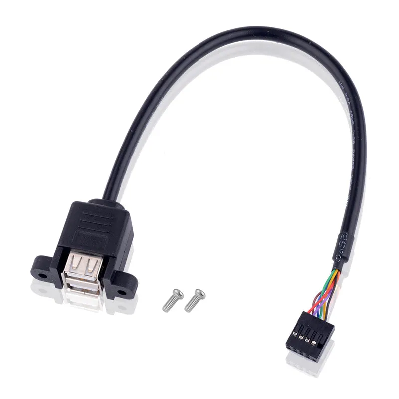 USB 9-Pin auf Dual USB 2.0 Verlängerung – 2er-Set | euroharry