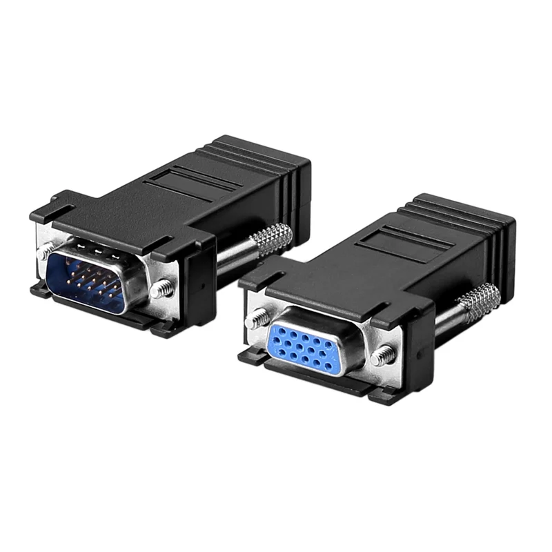 VGA über RJ45/CAT5 Extender 15-Pin – 2er-Set | euroharry