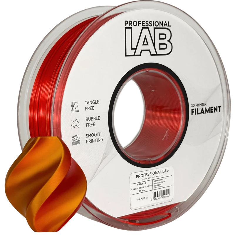 Professional Lab Silk PLA Dual Color Filament