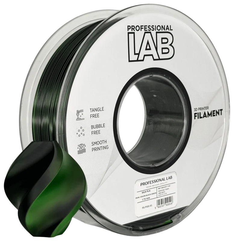 Professional Lab Silk PLA Dual Color Filament