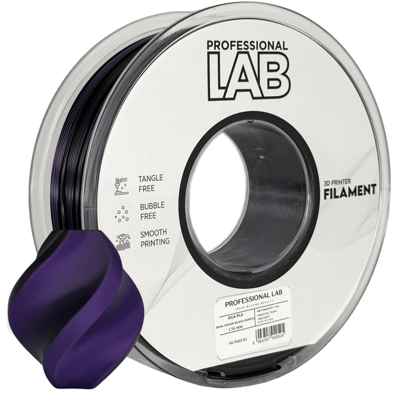 Professional Lab Silk PLA Dual Color Filament
