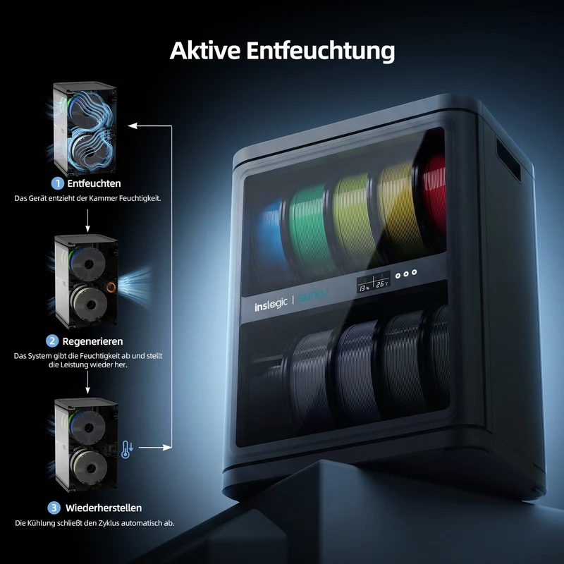 [Vorbestellung] FilaDC i10 Filament-Entfeuchtungsschrank