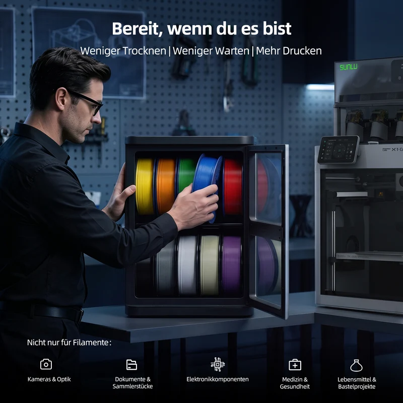 [Vorbestellung] FilaDC i10 Filament-Entfeuchtungsschrank