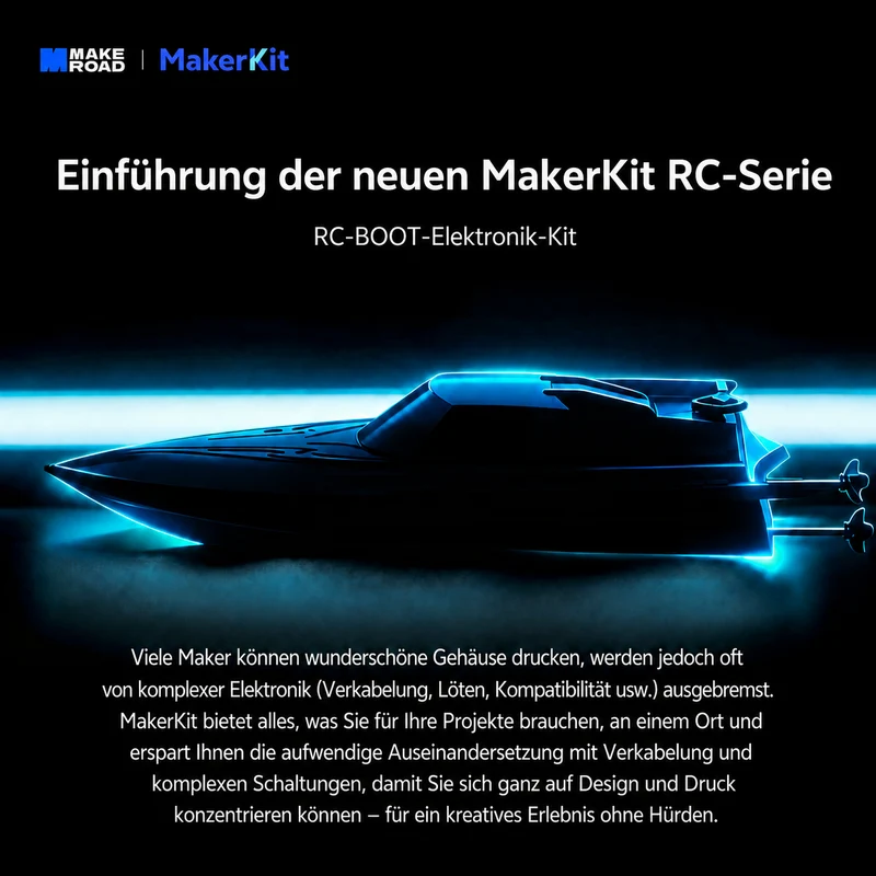 [Demnächst] Makeroad MakerKit RC-Boot Kit | MakerKit RC