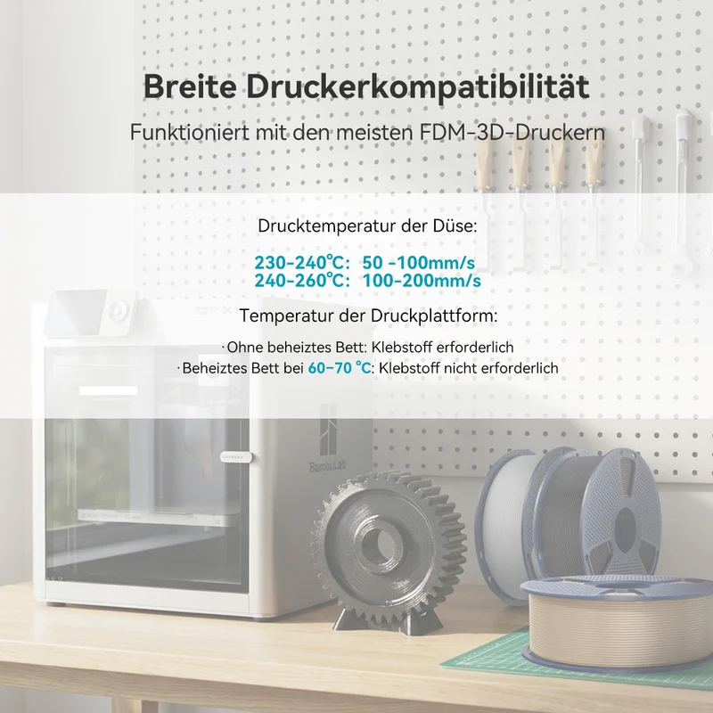 PETG Filament 3KG Großspule für 3D-Drucker