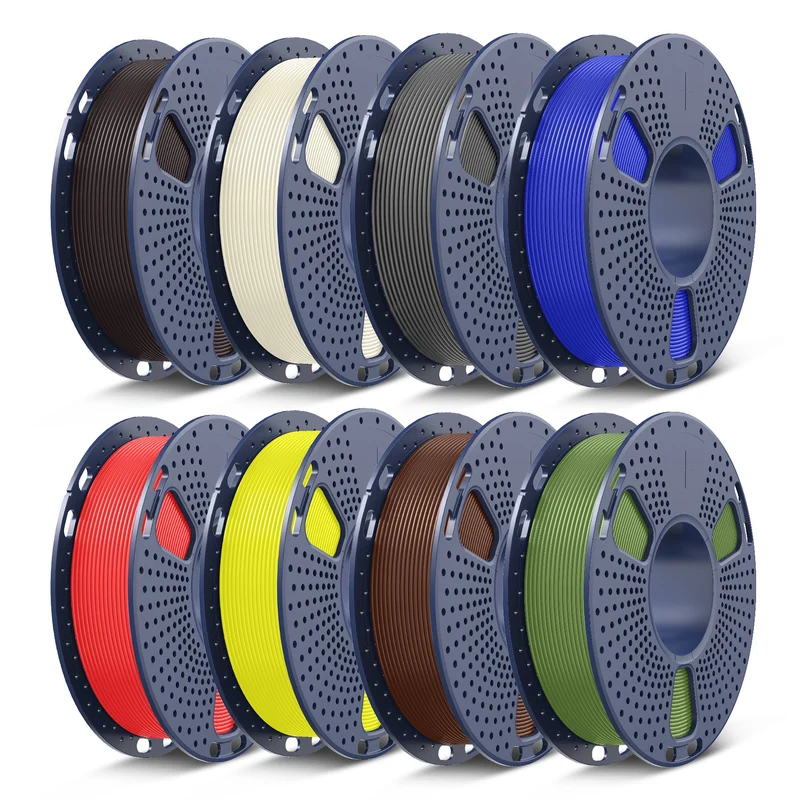 250g PLA, PLA+, PLA+2.0, PLA Meta Filament Bundle, 250g*8 Rollen Mehrfarbiges Filament-Bundle