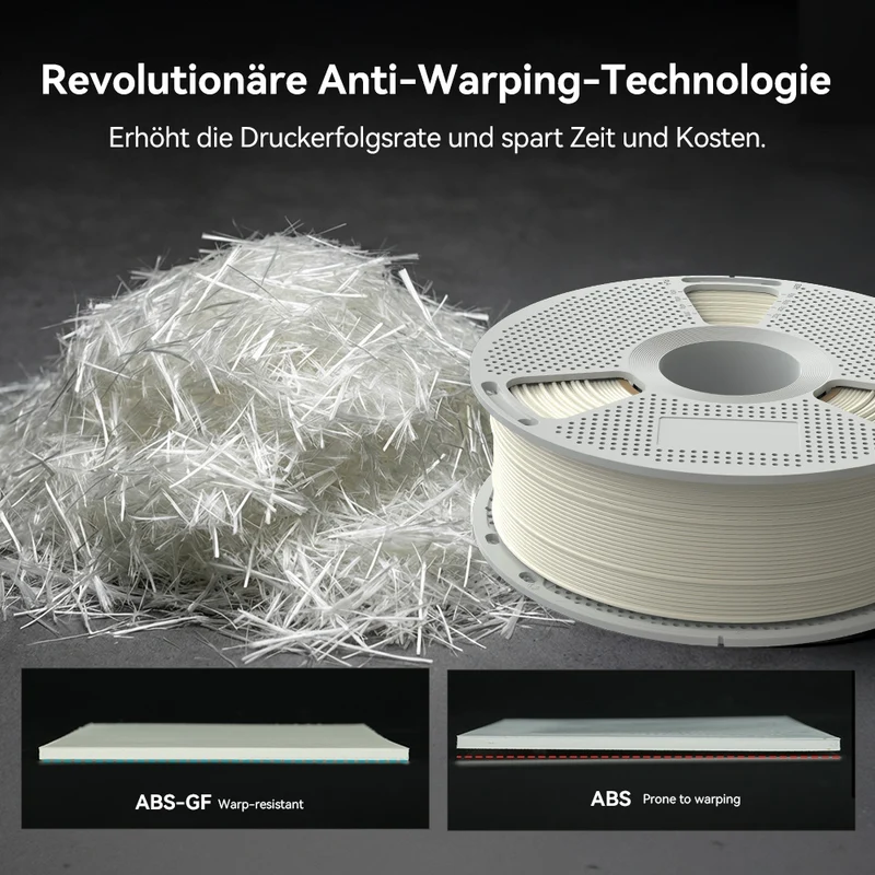[15%OFF Flash Deal] ABS-GF 3D-Drucker-Filament 1KG