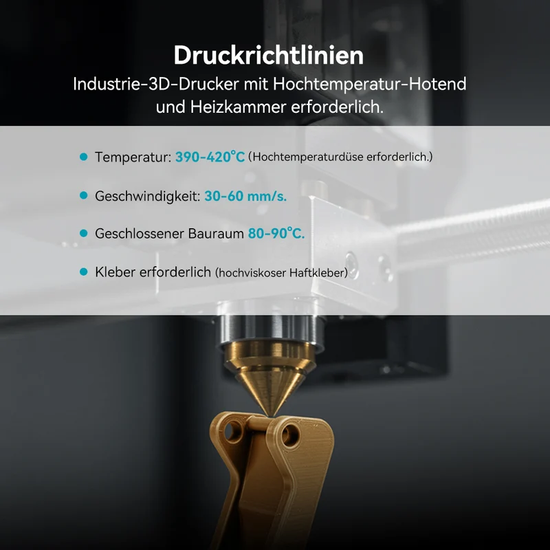 [15%OFF Flash Deal] PEEK(Polyether Ether Ketone) 3D-Drucker Filament 1KG