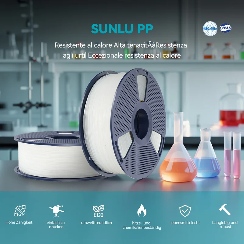 SUNLU Engineering Filament Kollektion EPA, PCABS, PA6CF, PA12CF, PA6-GF | SUNLU DE Online Store