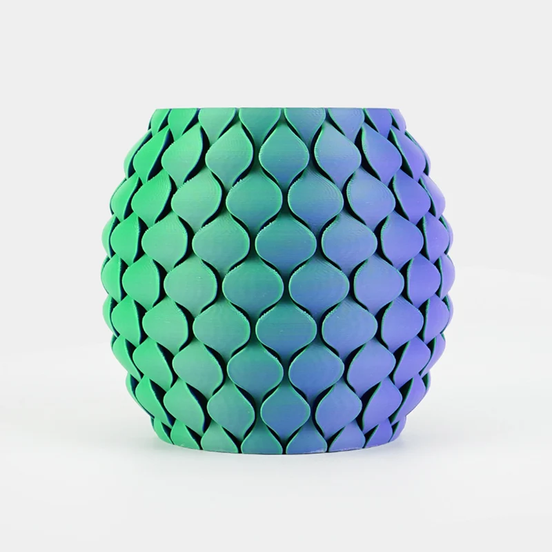 SUNLU PLA Matte Dual-Color 3D-Drucker Ästhetik-Filament 1KG, Nahtlose Zwei-Farb-Effekte & Weiches Matt-Finish