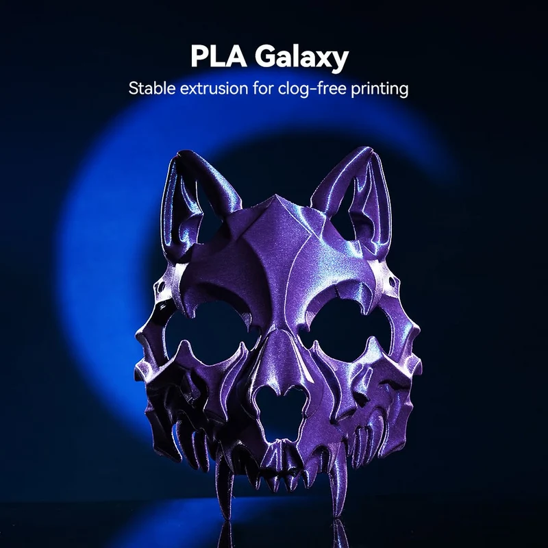 SUNLU PLA Galaxy Ästhetisches Filament 1KG, Farbwechselndes PLA-Filament, Funkelndes Ultrafines Perlmuttpulver