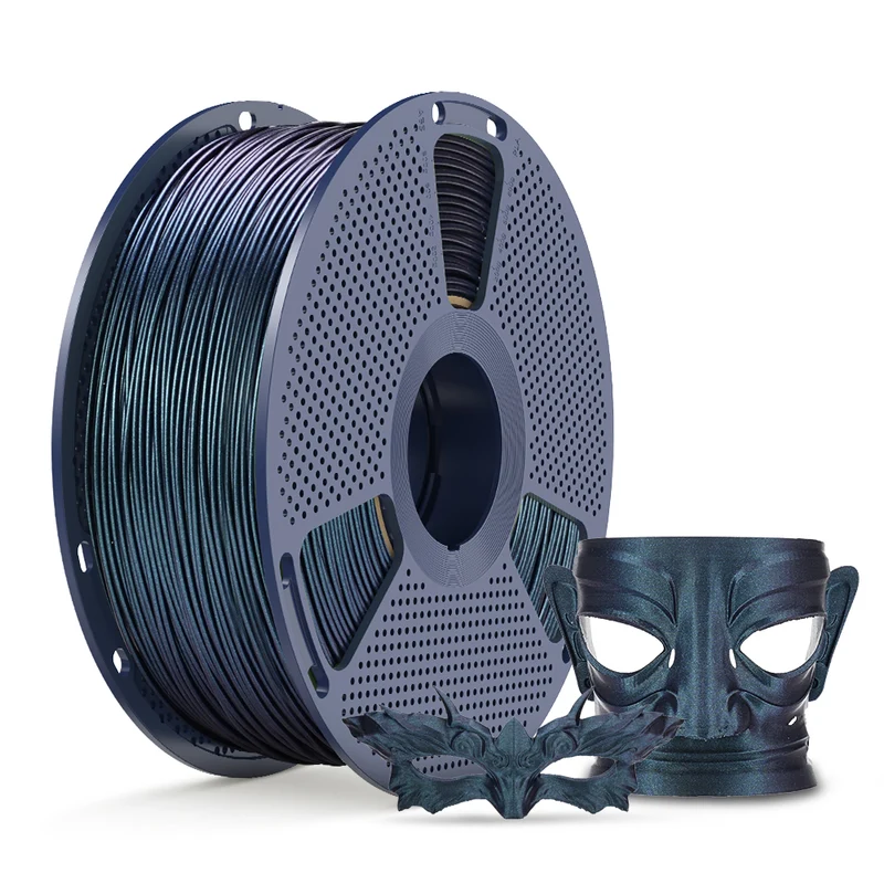 SUNLU PLA Galaxy Ästhetisches Filament 1KG, Farbwechselndes PLA-Filament, Funkelndes Ultrafines Perlmuttpulver