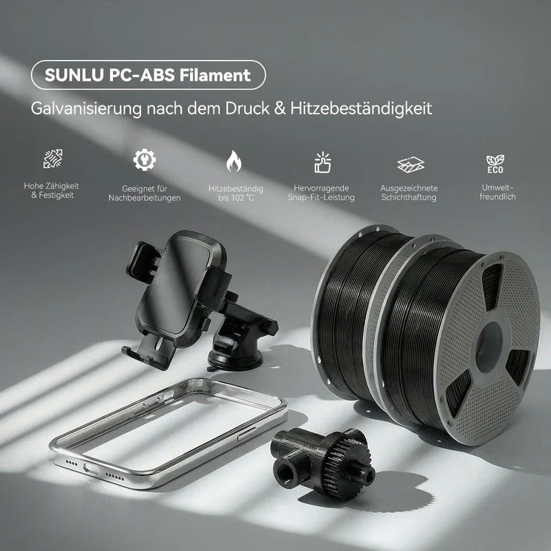 [15%OFF Flash Deal] PC-ABS 3D Drucker Filament, Hochleistungs 3D Filament 1KG