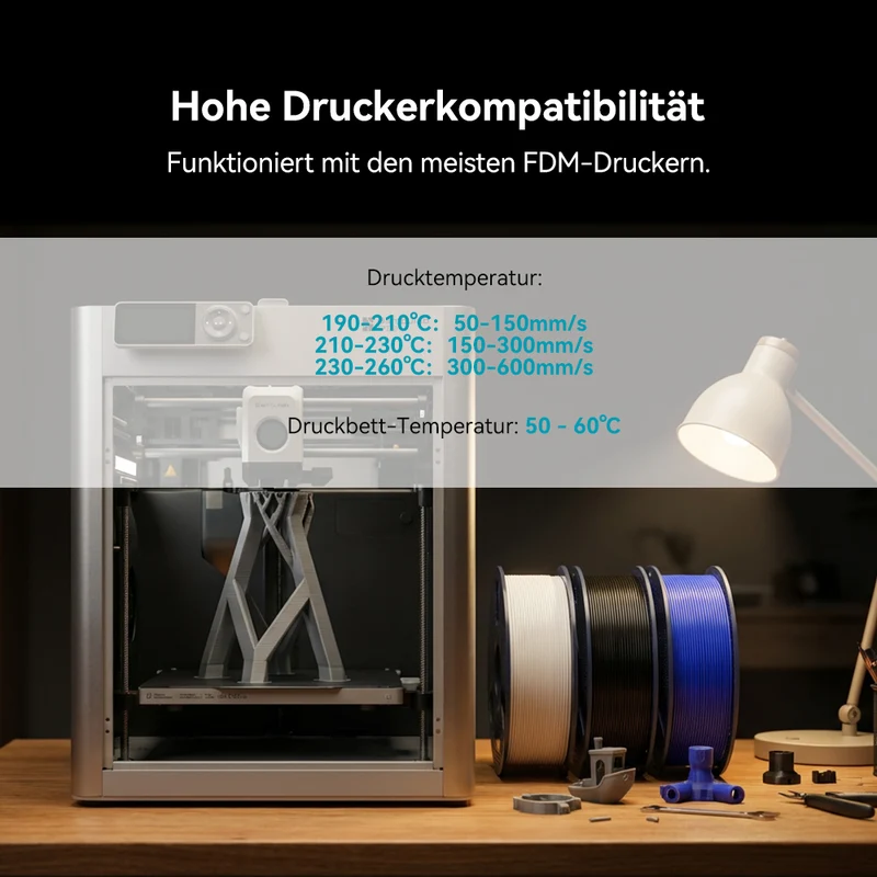 SUNLU High Speed PLA (HSPLA),Hochgeschwindigkeit PLA Filament 1KG