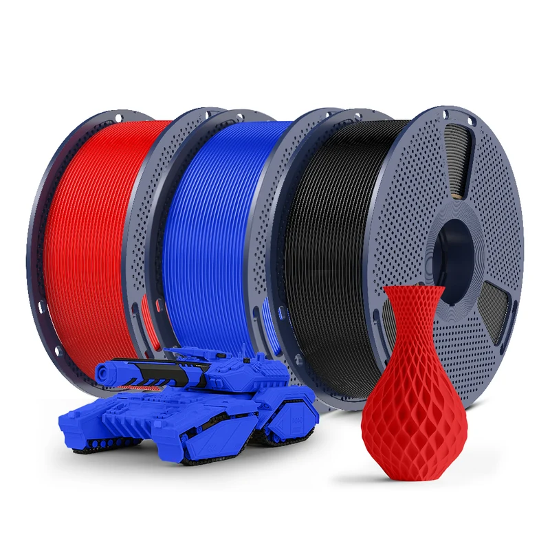 SUNLU PLA, PLA+, PLA Meta, PLA Matte, Rainbow, Multi-color Silk 3KG Mehrfarbiges Filament Bündel