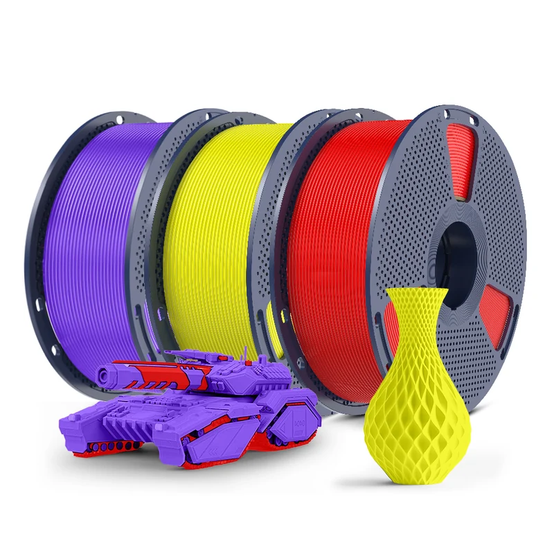 SUNLU PLA, PLA+, PLA Meta, PLA Matte, Rainbow, Multi-color Silk 3KG Mehrfarbiges Filament Bündel