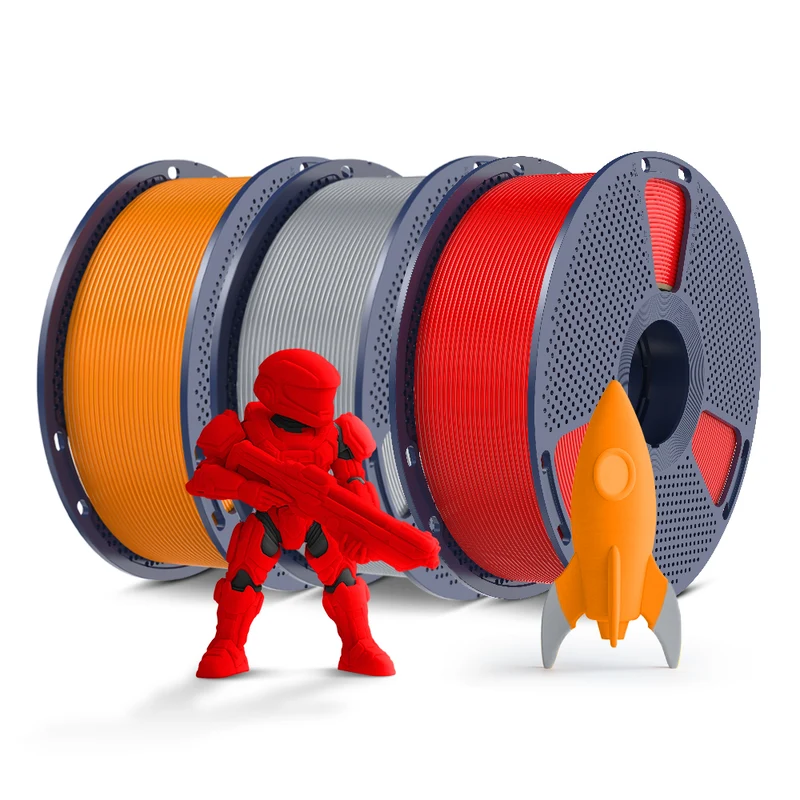 SUNLU PLA, PLA+, PLA Meta, PLA Matte, Rainbow, Multi-color Silk 3KG Mehrfarbiges Filament Bündel