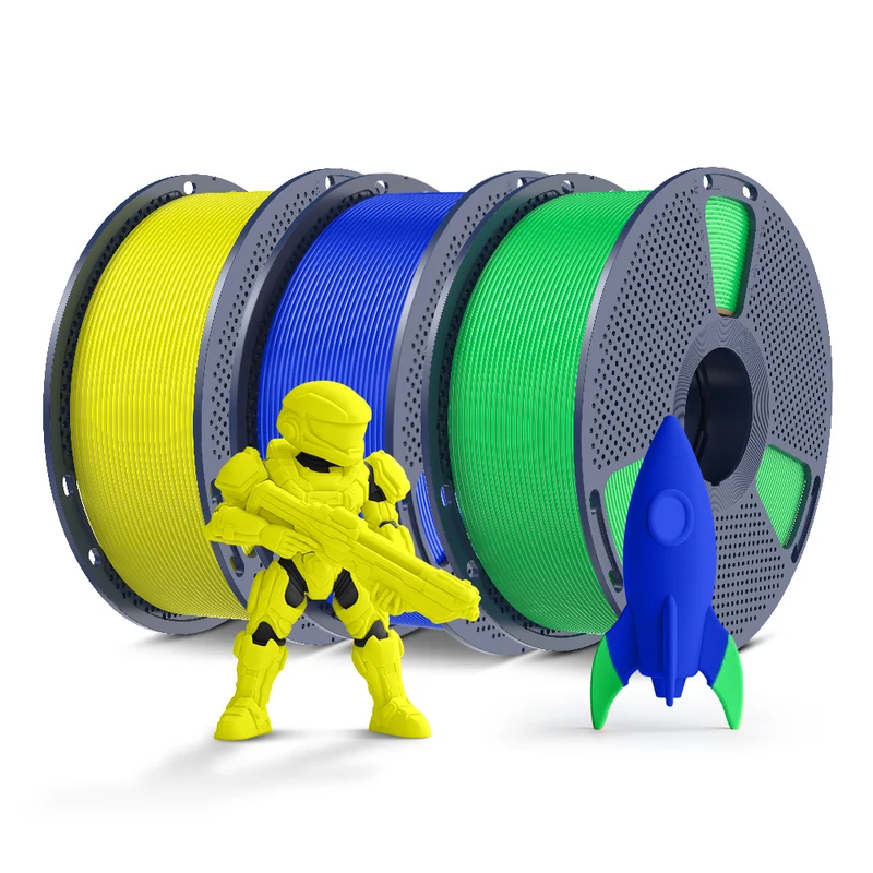 SUNLU PLA, PLA+, PLA Meta, PLA Matte, Rainbow, Multi-color Silk 3KG Mehrfarbiges Filament Bündel