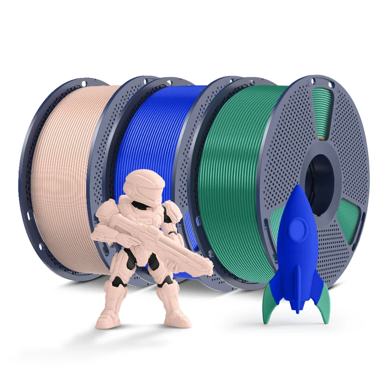 SUNLU PLA, PLA+, PLA Meta, PLA Matte, Rainbow, Multi-color Silk 3KG Mehrfarbiges Filament Bündel