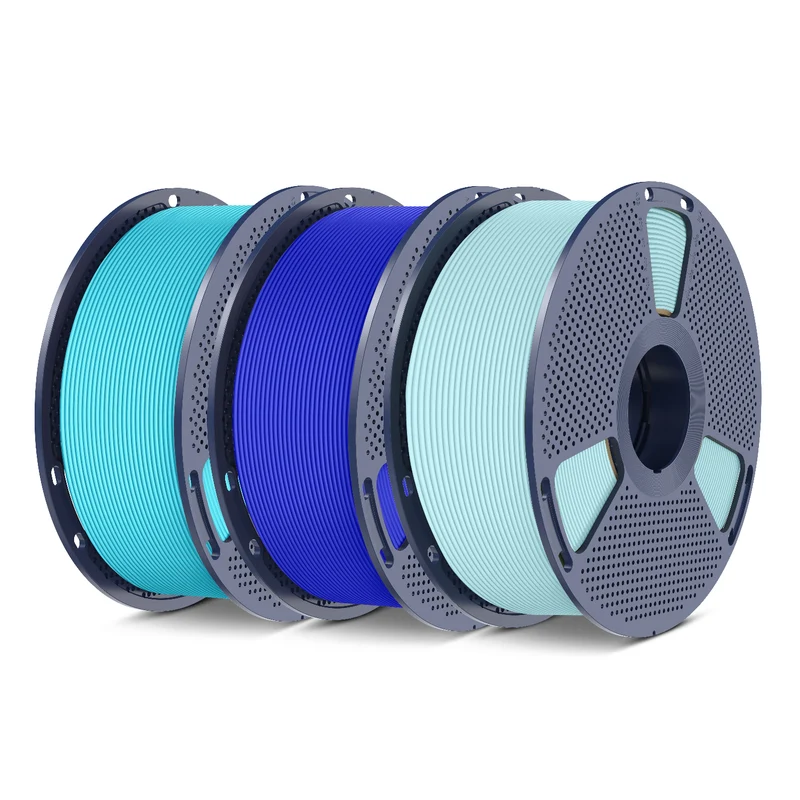 SUNLU PLA, PLA+, PLA Meta, PLA Matte, Rainbow, Multi-color Silk 3KG Mehrfarbiges Filament Bündel