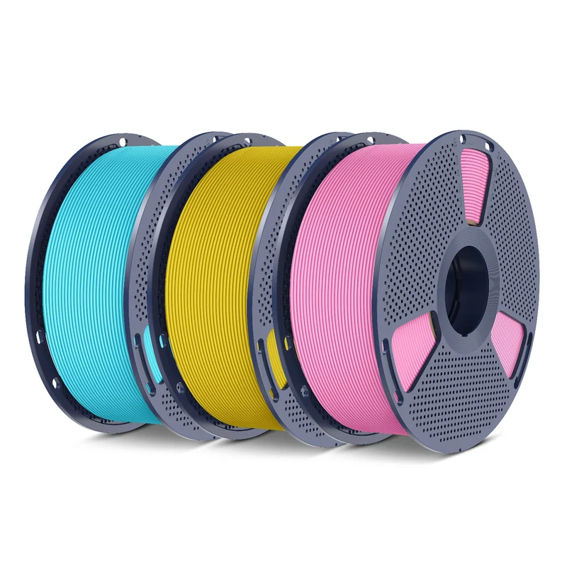 SUNLU PLA, PLA+, PLA Meta, PLA Matte, Rainbow, Multi-color Silk 3KG Mehrfarbiges Filament Bündel