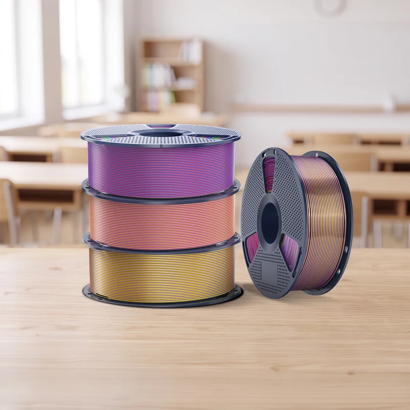 SUNLU Multi-Color SILK (Zweifarbig, Dreifarbig, Vierfarbig) Filament 1KG
