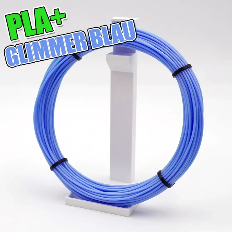 PLA+ Glimmer Blau Sample