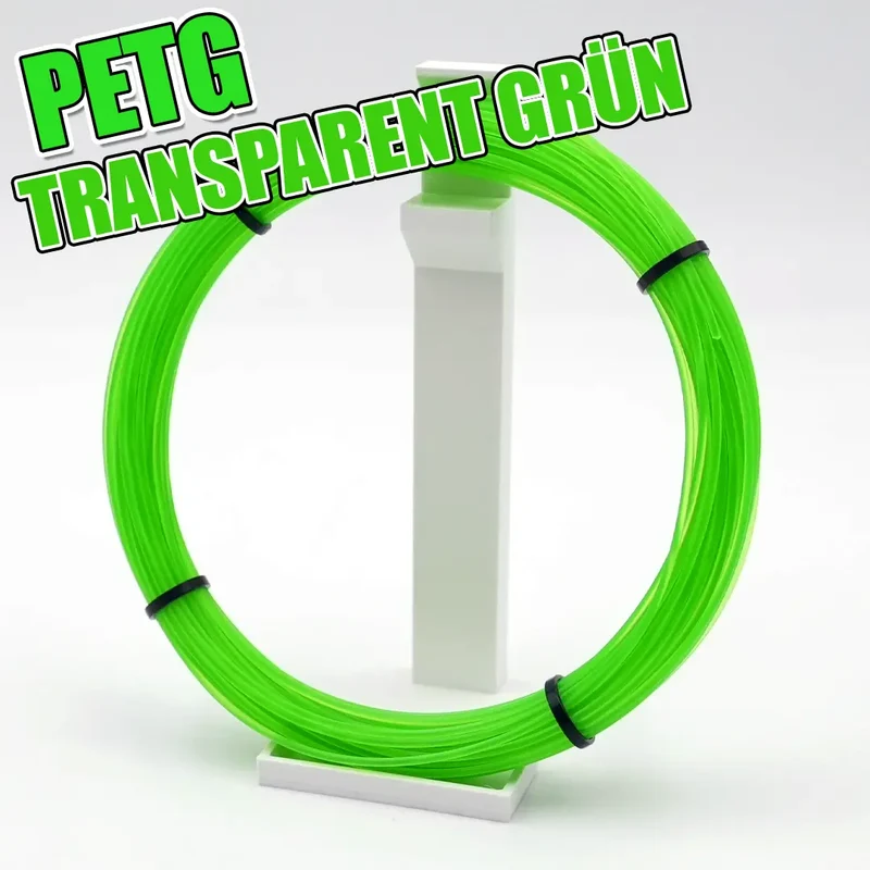 PETG Transparent Grün Sample