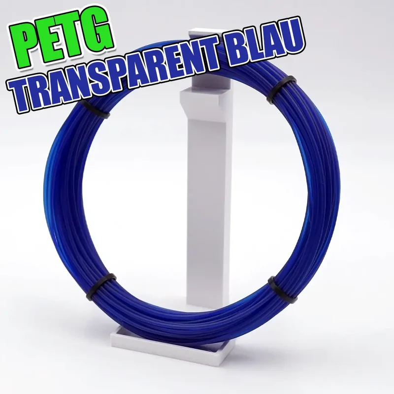 PETG Transparent Blau Sample