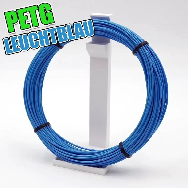 PETG Leuchtblau Sample