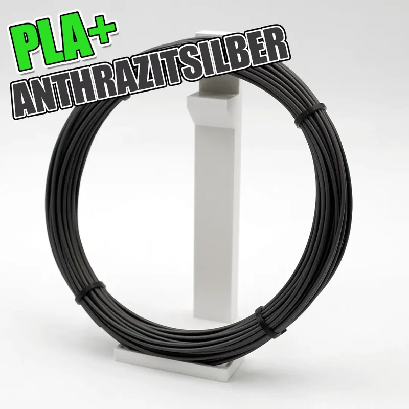 PLA+ Anthrazitsilber Sample