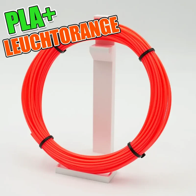 PLA+ Leuchtorange Sample