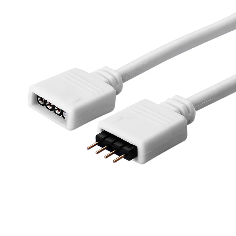 LED Streifenlicht Zubehör| 56 Stück LED-Streifen-Anschluss-Kit für 5050 10 mm 4Pin, Enthält 7 Arten von lötfreiem LED-Streifen-Zubehör Bietet die meisten Teile für Heimwerker