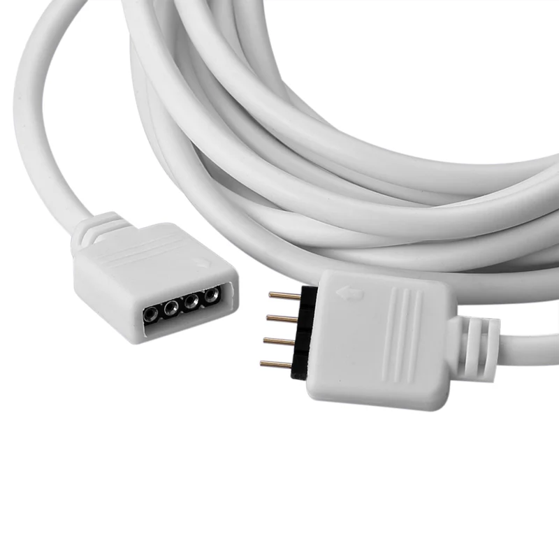 LED Streifenlicht Zubehör|Verlängerung Anschluss Kabel für LED RGB-Strip 4 pin, Verbinder, geeignet für LED RGB Leiste Streifen