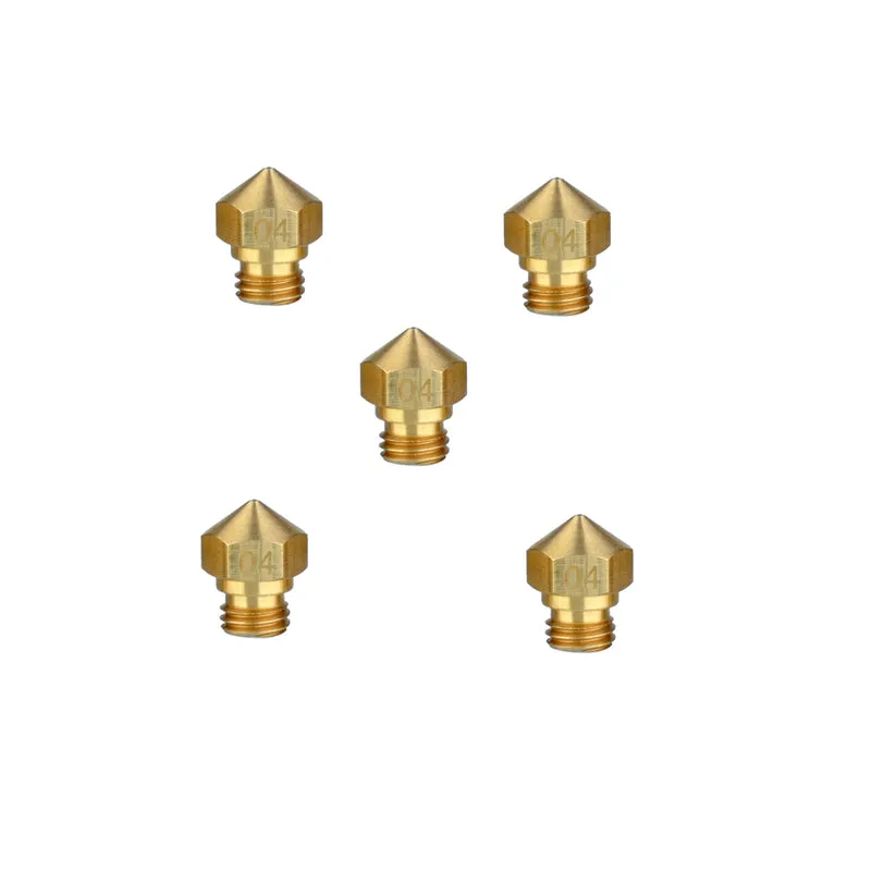 5× Extruder-Düse 0,2/0,3/0,4/0,5mm für 1,75mm Filament 3D Drucker | euroharry