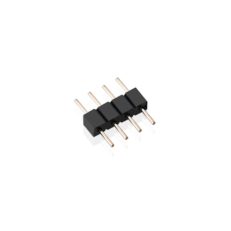 LED Streifenlicht Zubehör | 4 Pin Pol Kabel Verbinder Kupplung Adapter 4 polig Steckverbinder RGB LED Stecker für SMD 5050 3528 2835 RGB LED-Streifen