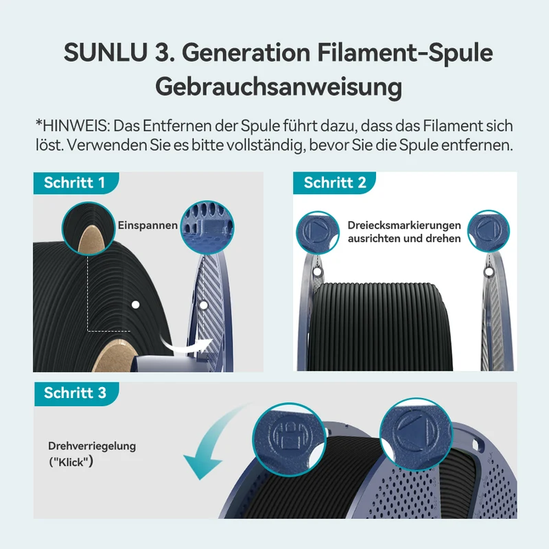 SUNLU High Speed Matte PETG 3D Drucker Filament 1KG