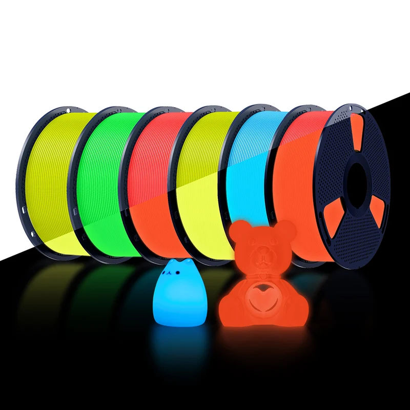 SUNLU PETG Glow in The Dark (leuchtend) 3D Drucker Filament 1KG