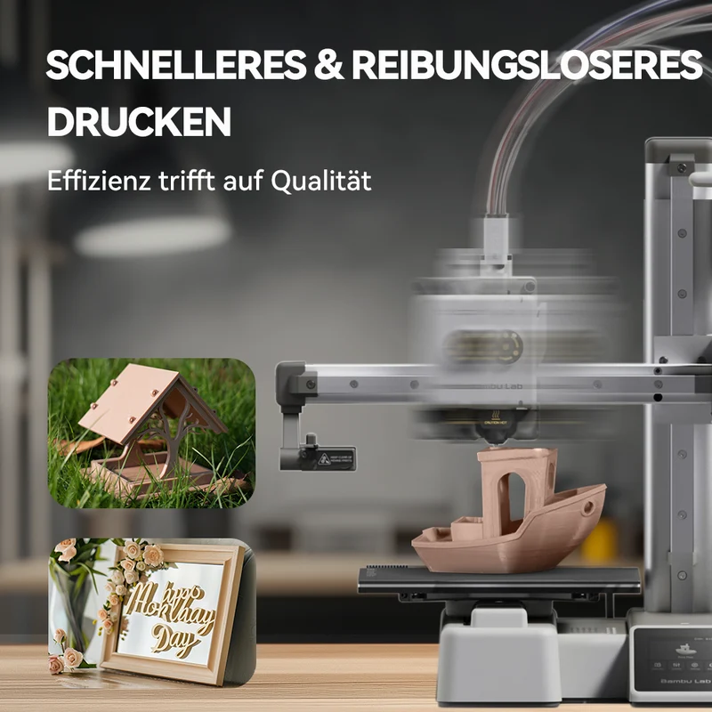 SUNLU Optimiertes Holz PLA (Wood PLA)3D Drucker Filament 1KG, optimierte und verbesserte Holzstruktur