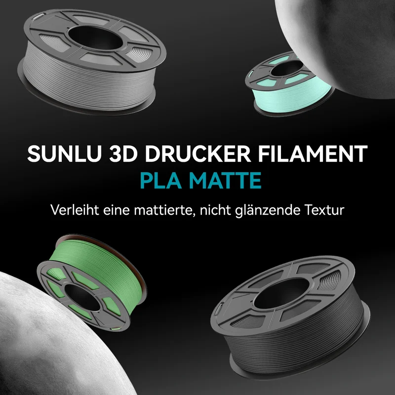PLA Matte 3KG Große Spule 3D Drucker Filament 3KG