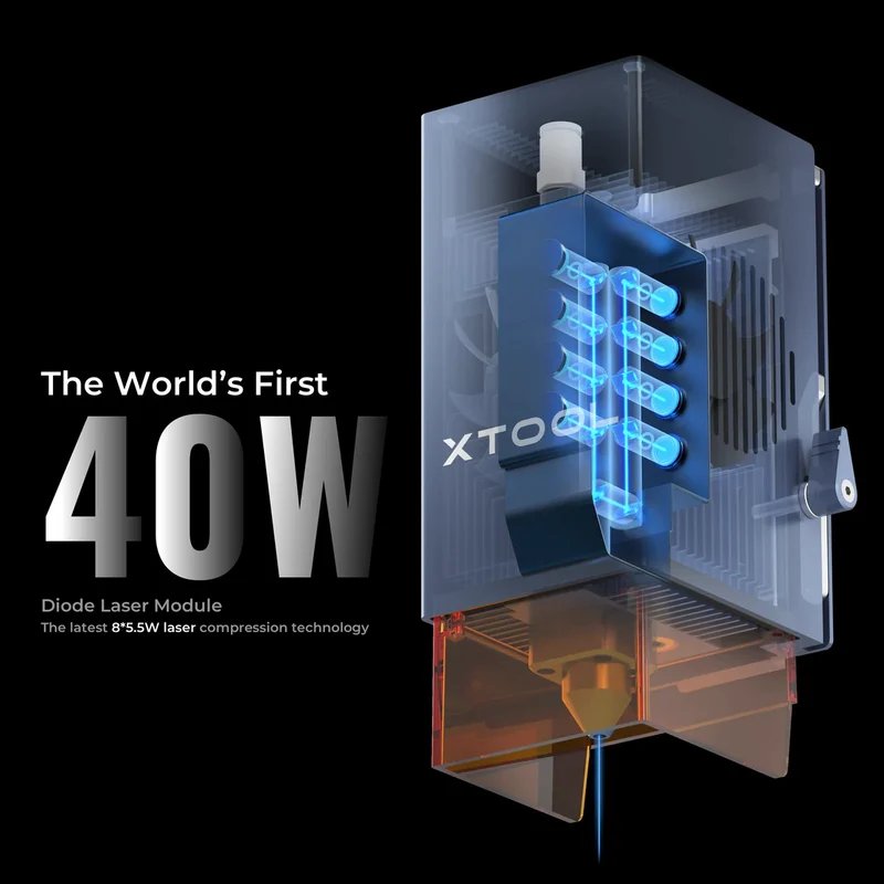 xTool D1 Pro 1064 nm Infrarot Laser Modul