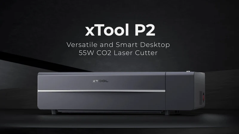 xTool P2 55W - CO2 Desktop Laser Graviermaschine & Cutter