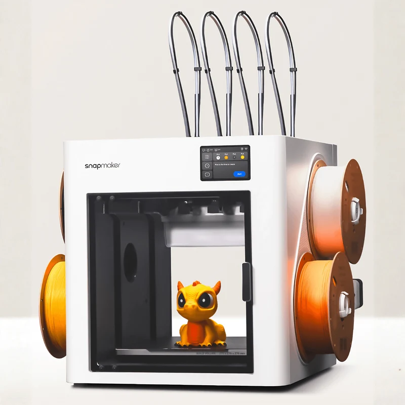 Snapmaker U1 Multimaterial 3D-Drucker mit 4 Druckköpfen