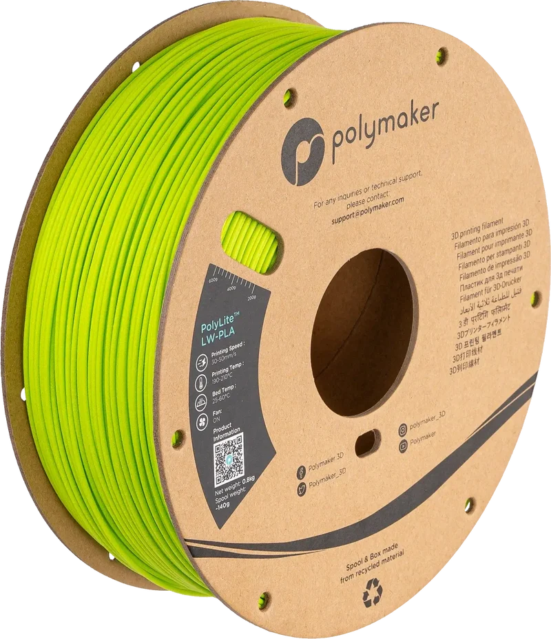 Polymaker PolyLite LW-PLA Filament