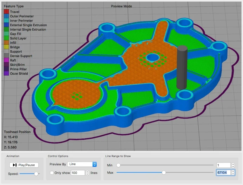 Simplify3D Slicing Software für Ihren 3D-Drucker